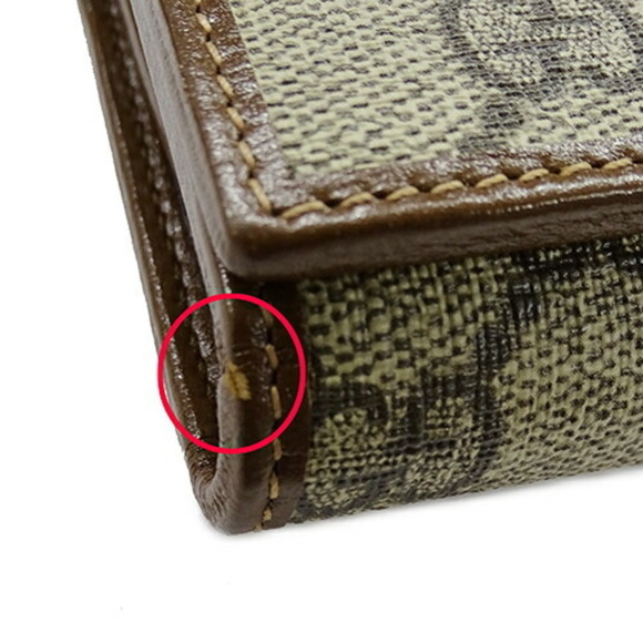 GUCCI Wallet Horsebit GG Supreme Canvas Brown 621891 - Picture 12 of 12